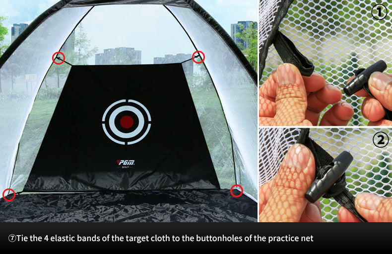 PGM LXW002 wholesale golf practice chipping net training golf net with target