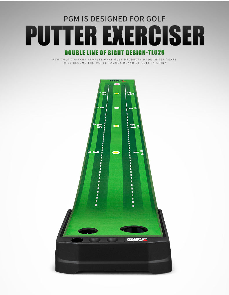 PGM TL029 deluxe electric return putting training mat golf putting mat