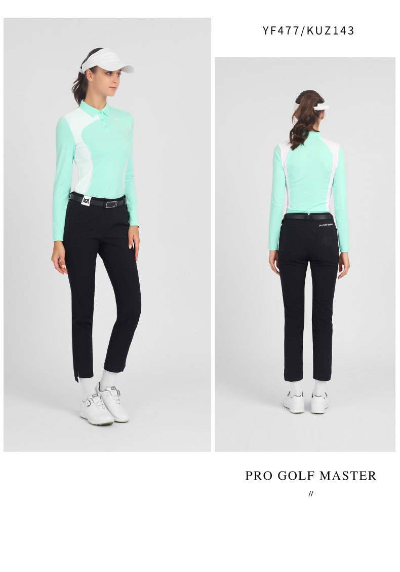 PGM YF477 custom ladies bulk polo golf shirts women odm golf polos