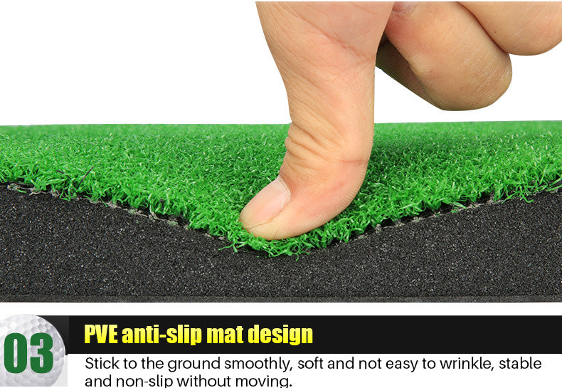 PGM GL002 Wholesale Indoor And outdoor floor nylon artificial grass turf mat practice golf putting mat training golf mat