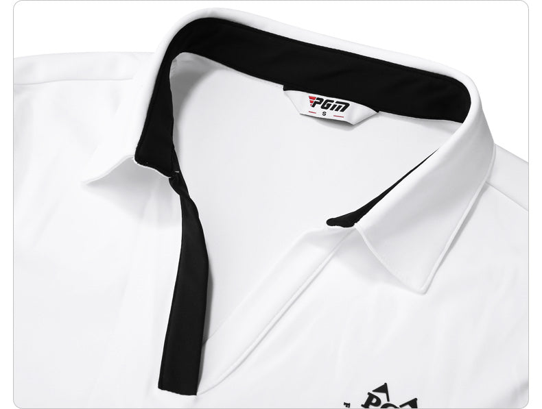 PGM QZ083 golf dress women quick dry custom short sleeve v-neck polo ladies golf dress