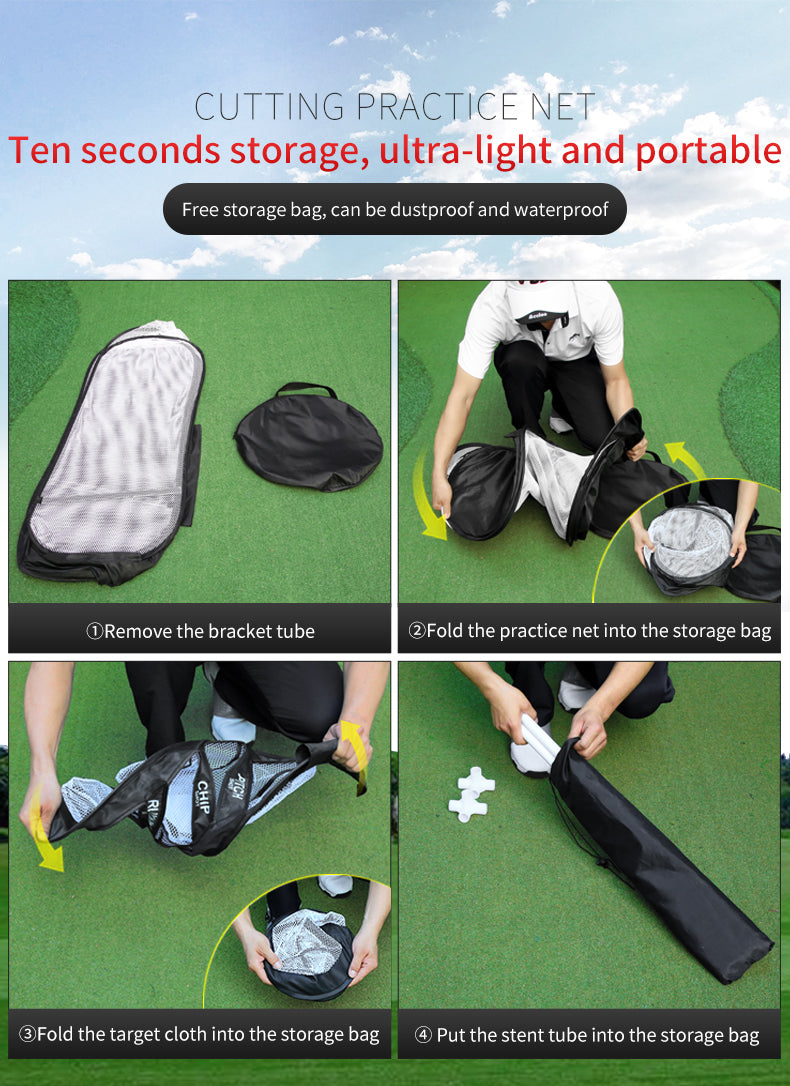 PGM LXW017 indoor home foldable portable golf chipping practice net