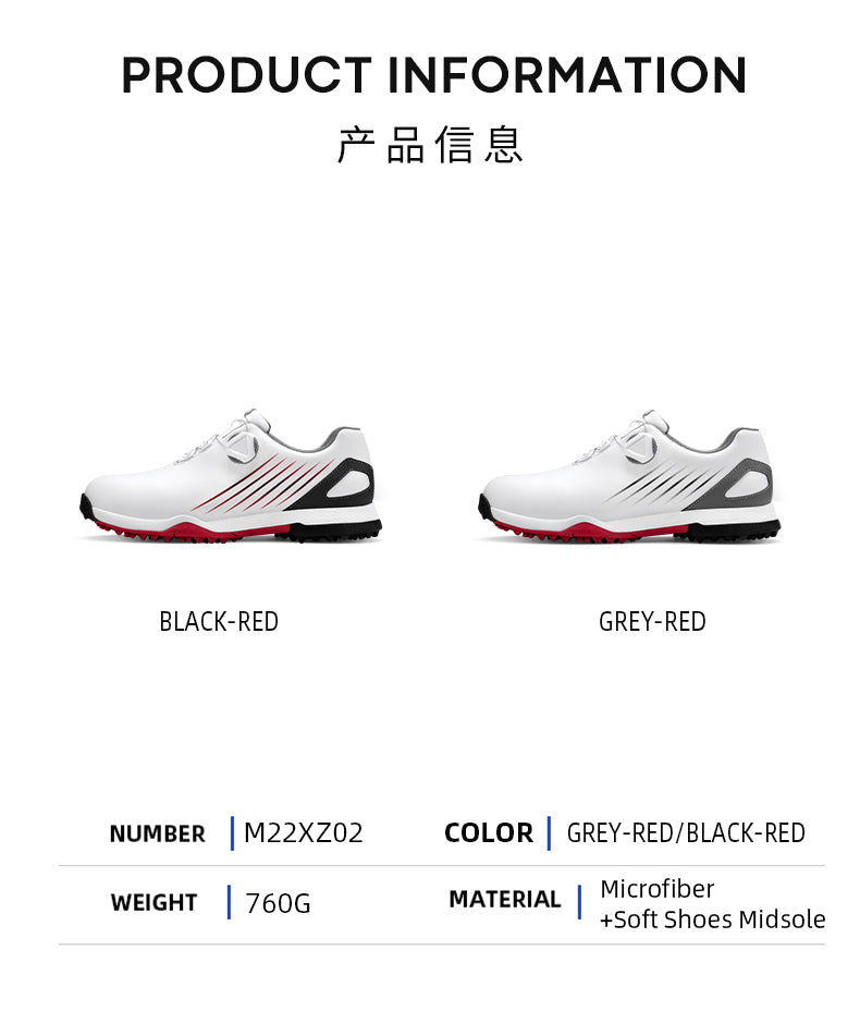 MOEYES M22XZ02 winter golf ball shoes men waterproof golf sneakers custom golf shoes