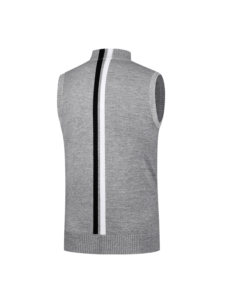 PGM YF501 sports sleeveless golf padding vest full zip men wool golf vest