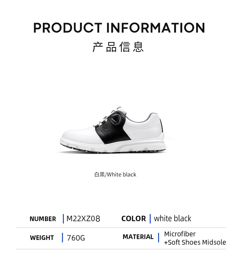 MOEYES M22XZ08 custom zapatos de golf men waterproof golf shoes