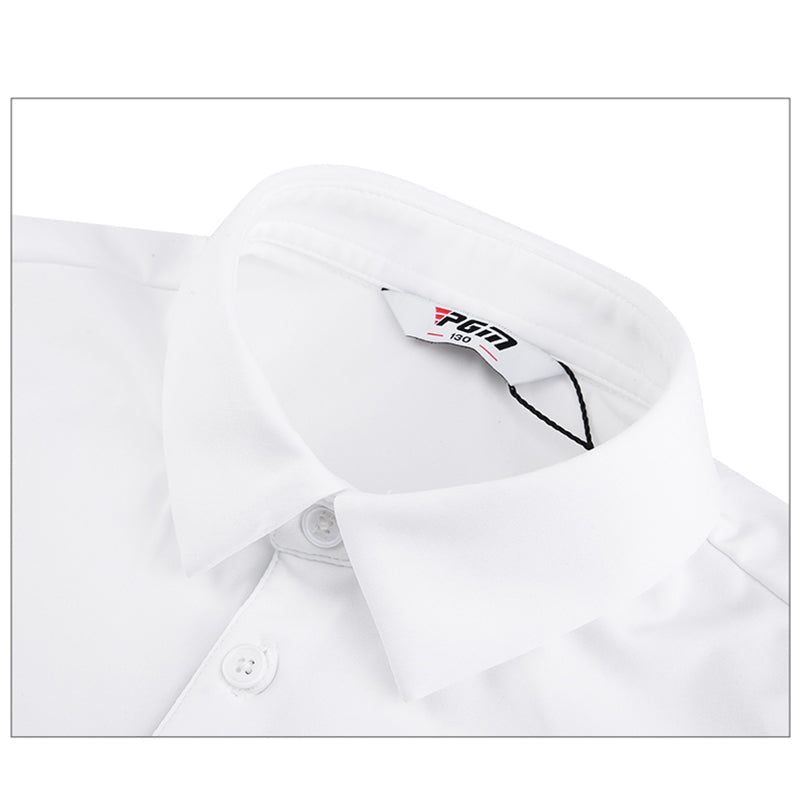 PGM YF542 golf apparel polo long sleeve golf clothing kids golf shirts