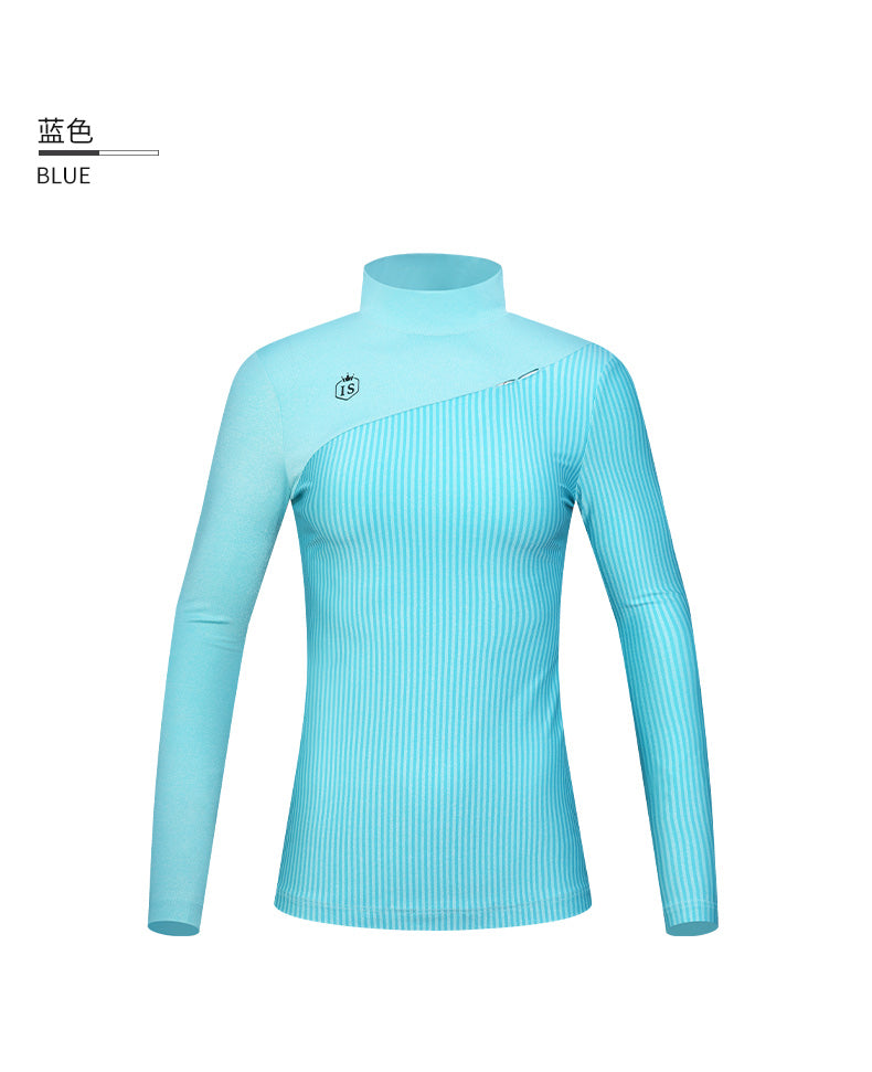 PGM YF447 high end custom golf shirt long sleeve polyester spandex women's golf shirt