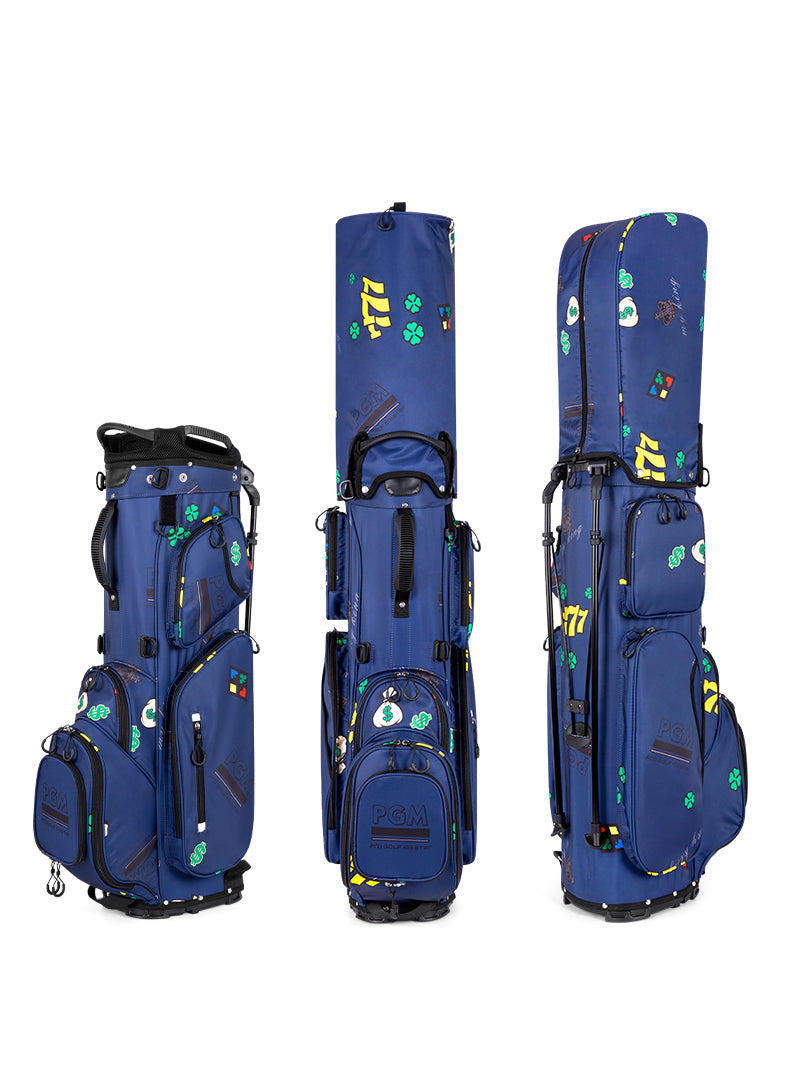 PGM QB111 personalised stand golf bag lightweight custom logo nylon golf bag