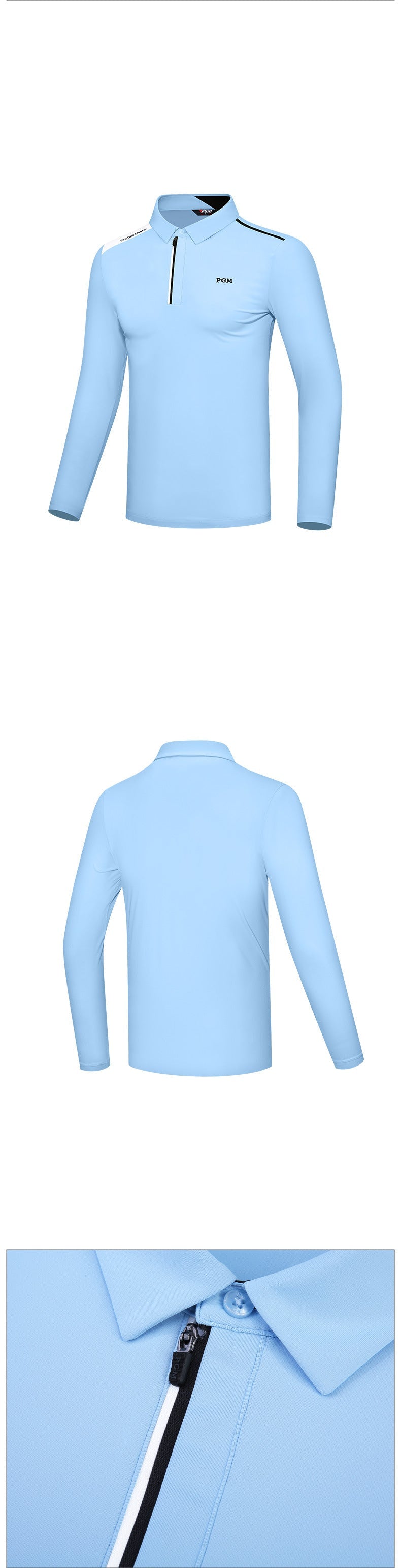 PGM YF492 sports design golf custom logo polo shirt polyester golf polo shits with logo