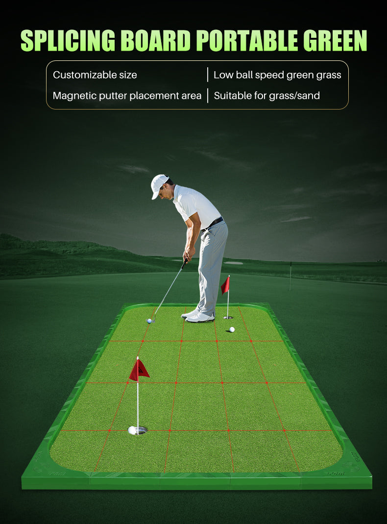 PGM GL017 Indoor Golf Practice Putting Mat-Artificial grass