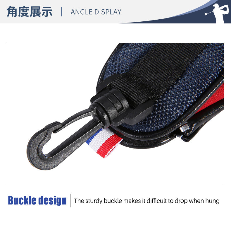 PGM SOB005 golf ball mini waist pouch bag portable customised golf ball bag