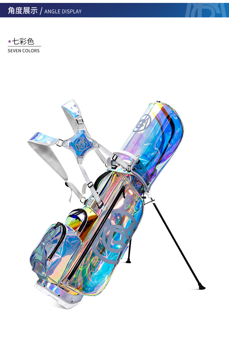 PGM QB131 ladies light portable transparent carry stand golf bags for men