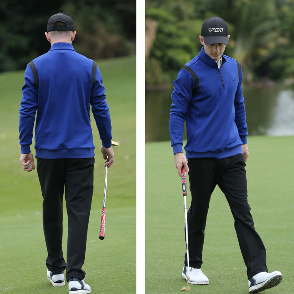 PGM YF506 men golf shirts long sleeve wholesale pullover golf sweater for men
