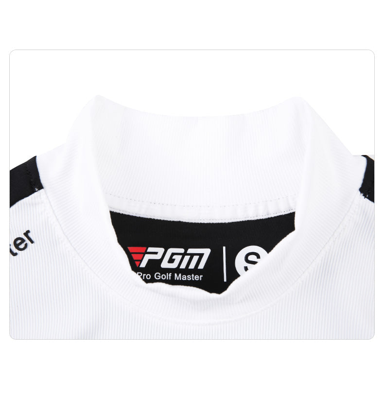 PGM YF545 ladies plain white golf t shirts poly spandex soft golf shirts