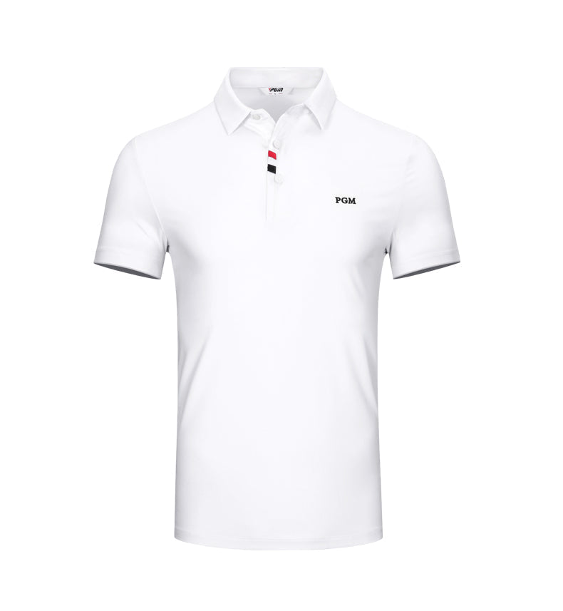 PGM YF441 mens polo golf shirts polyester spandex fashion performance golf shirts