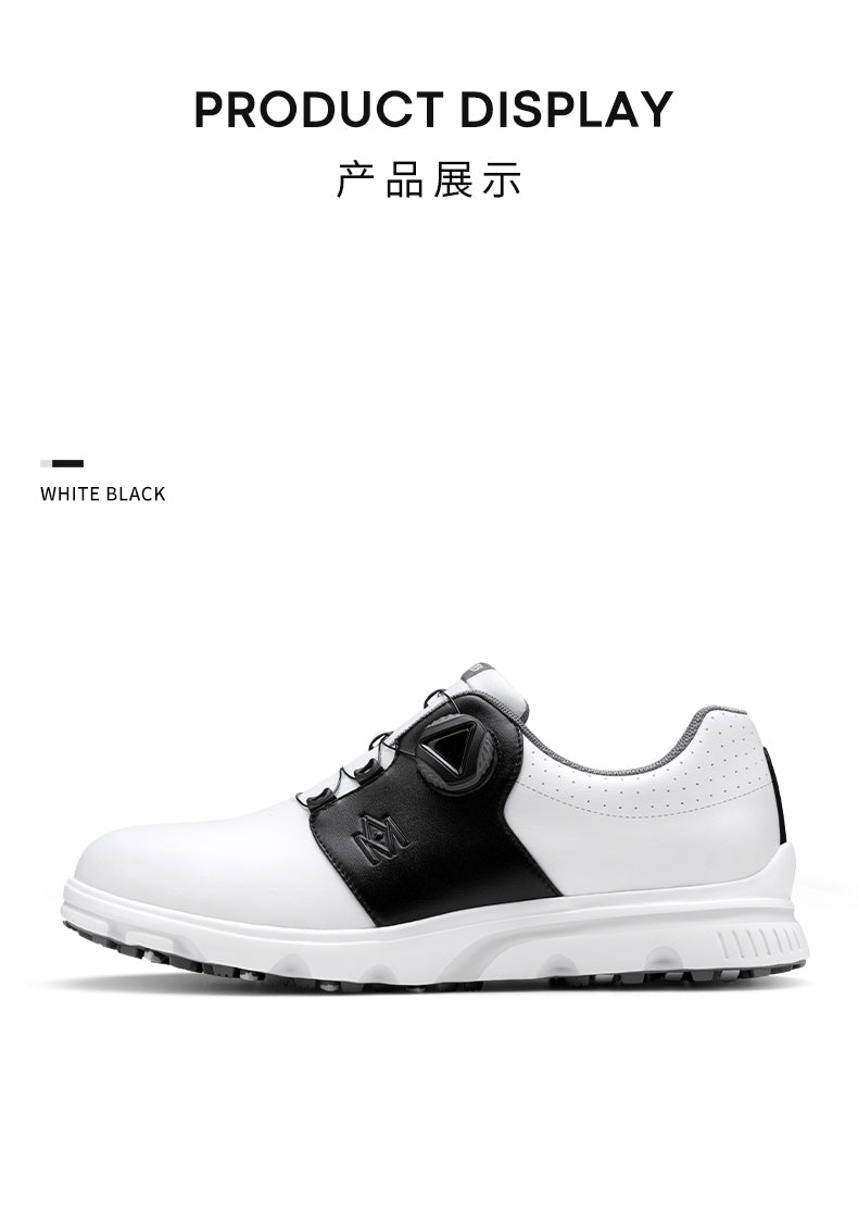 MOEYES M22XZ08 custom zapatos de golf men waterproof golf shoes