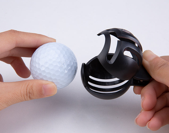 Golf ball scoring device with 2 scoring pens golf ball line marker