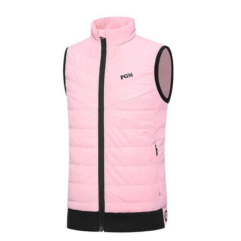 PGM YF512 junior winter golf jacket polyester girl sport golf vest