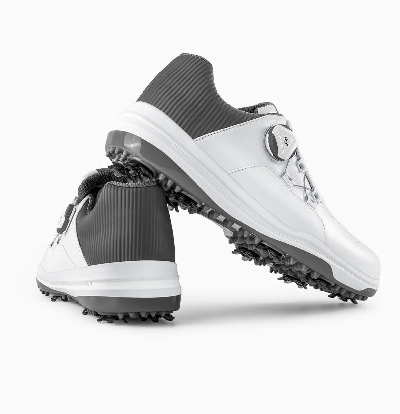 PGM XZ189 mens designer golf shoes manufacturers black waterproof spike golf shoes