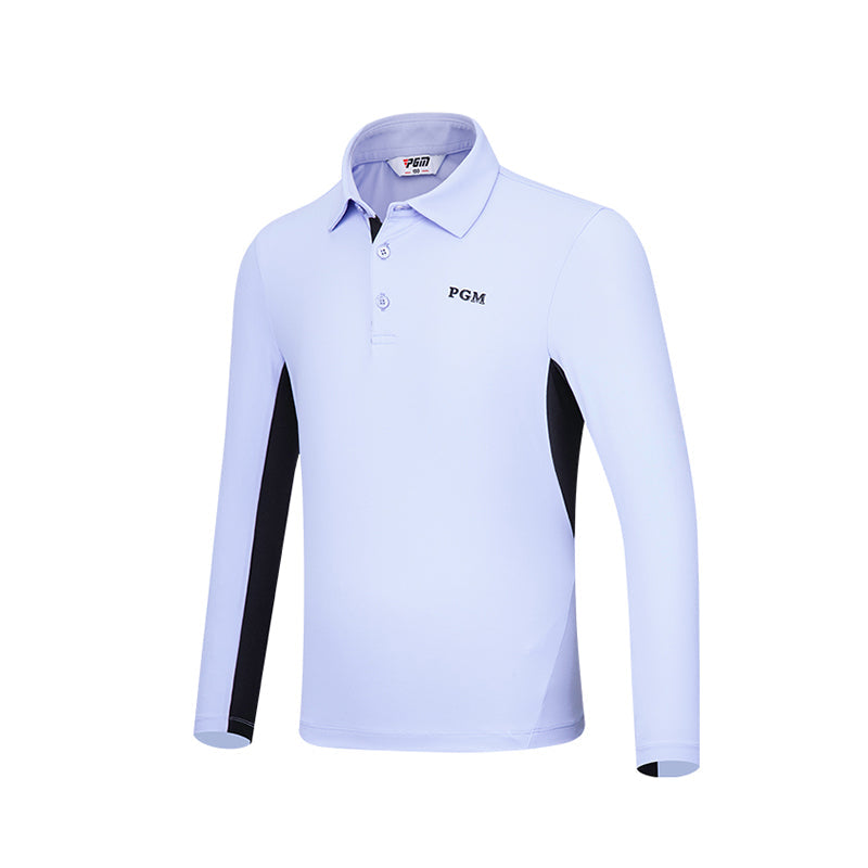 PGM YF542 golf apparel polo long sleeve golf clothing kids golf shirts