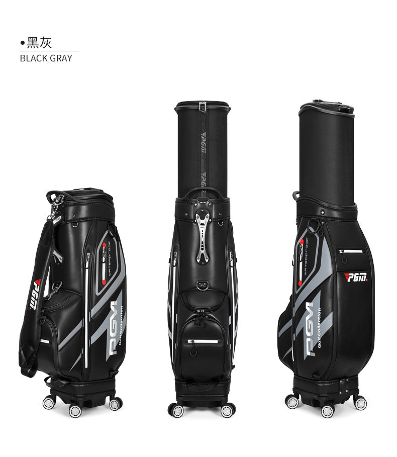 PGM QB099 wheel travel golf bag custom waterproof custom logo golf bag