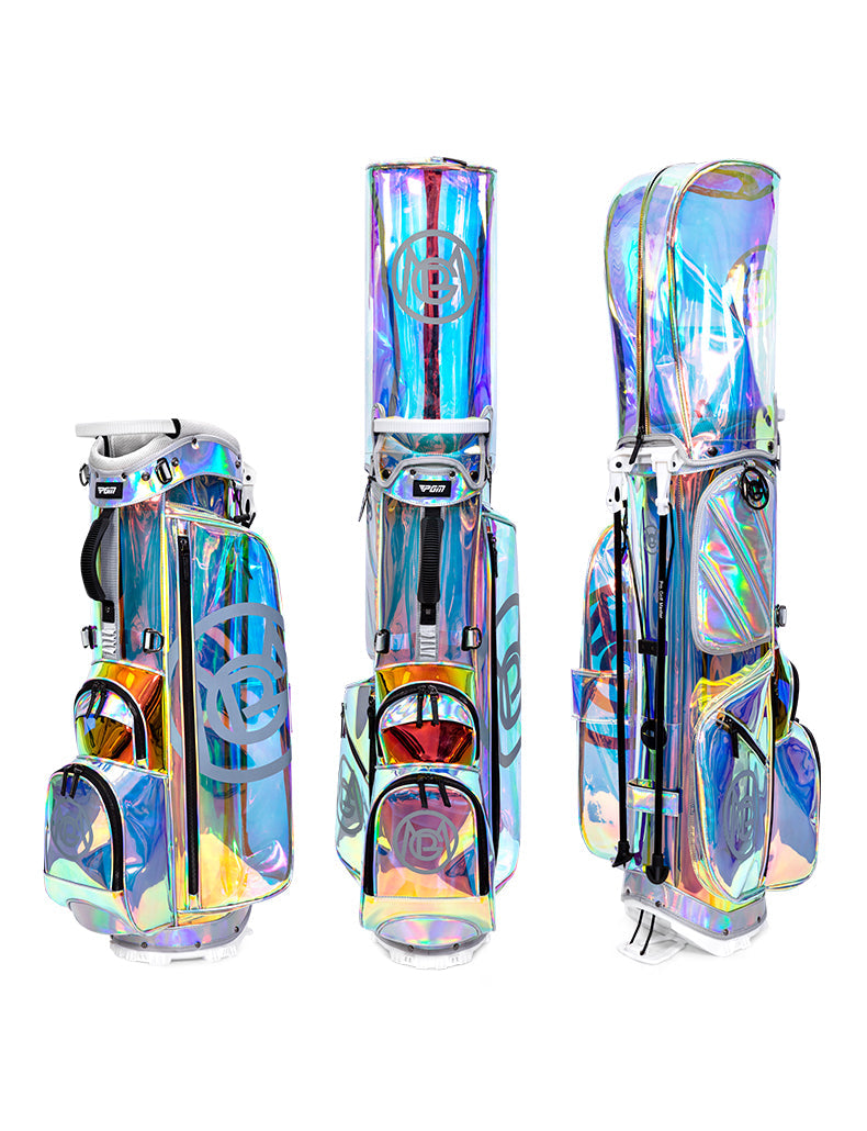 PGM QB131 ladies light portable transparent carry stand golf bags for men