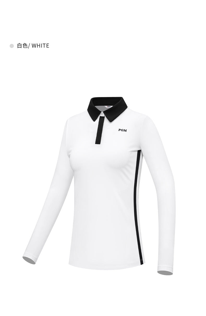 PGM YF540 custom logo blank golf t shirt polo golf polo shirts for women