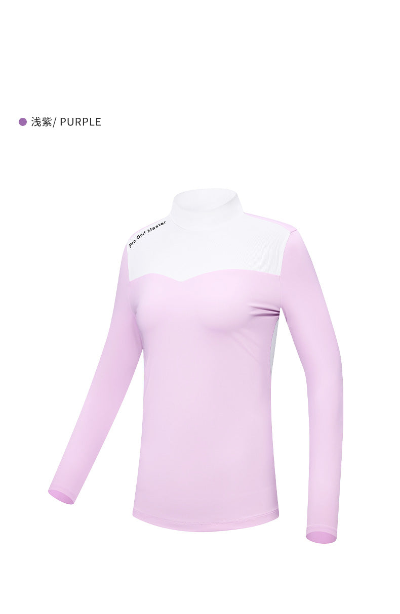 PGM YF545 ladies plain white golf t shirts poly spandex soft golf shirts
