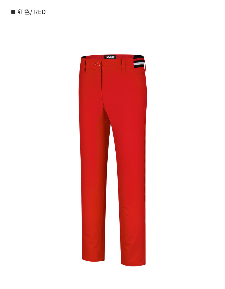 PGM KUZ142 windproof kids new golf pants girl polyester spandex golf pants