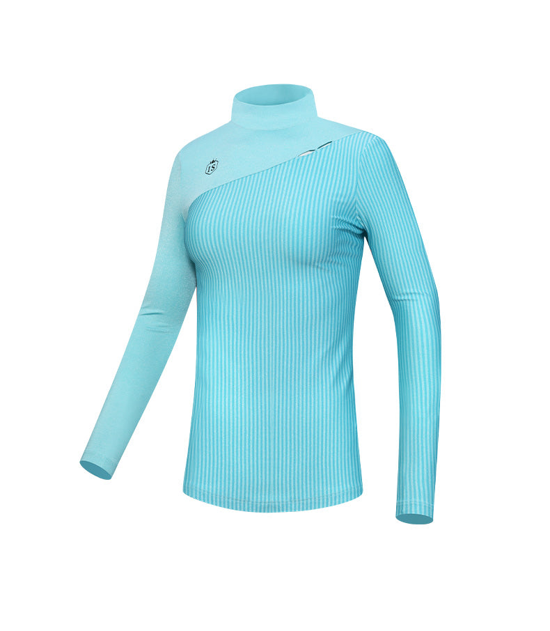 PGM YF447 high end custom golf shirt long sleeve polyester spandex women's golf shirt