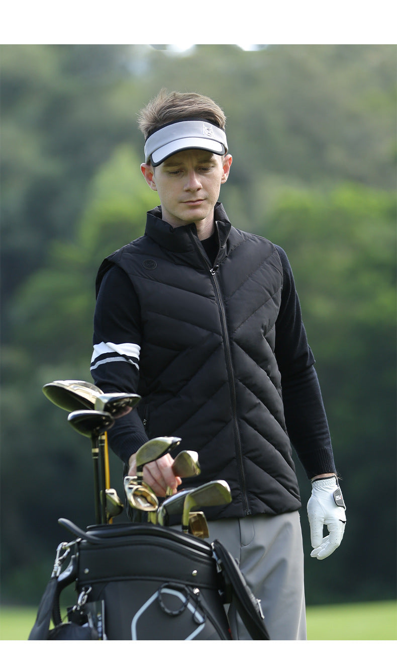 PGM YF519 outdoor golf windbreaker vest winter outerwear mens golf vest