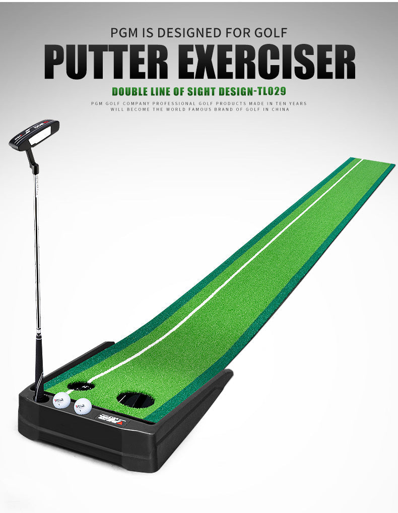 PGM TL029 deluxe electric return putting training mat golf putting mat