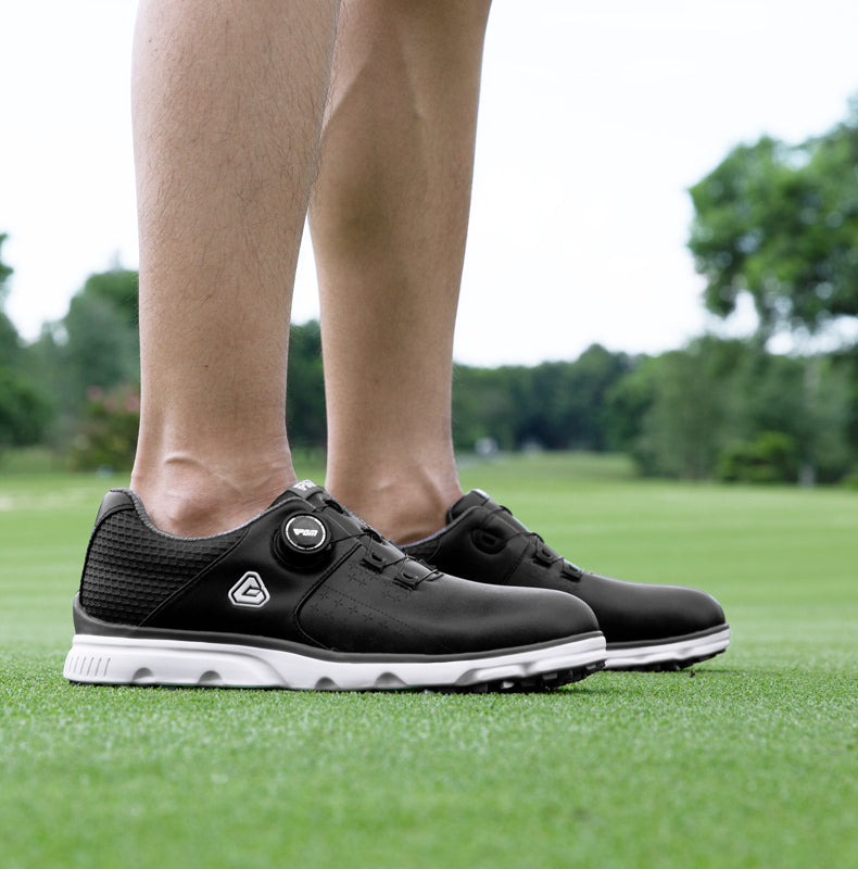 PGM XZ232 male luxury waterproof rubber practice golf shoes for men