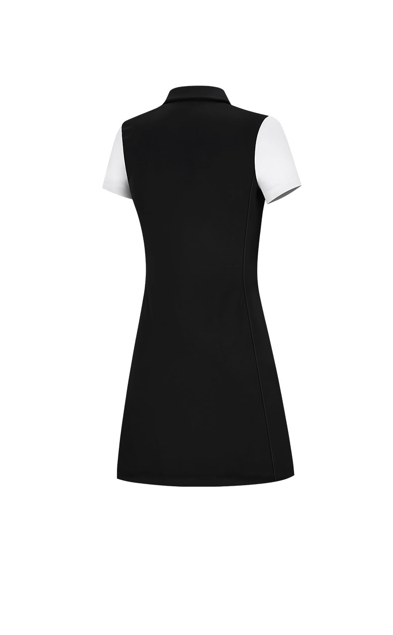 PGM QZ083 golf dress women quick dry custom short sleeve v-neck polo ladies golf dress