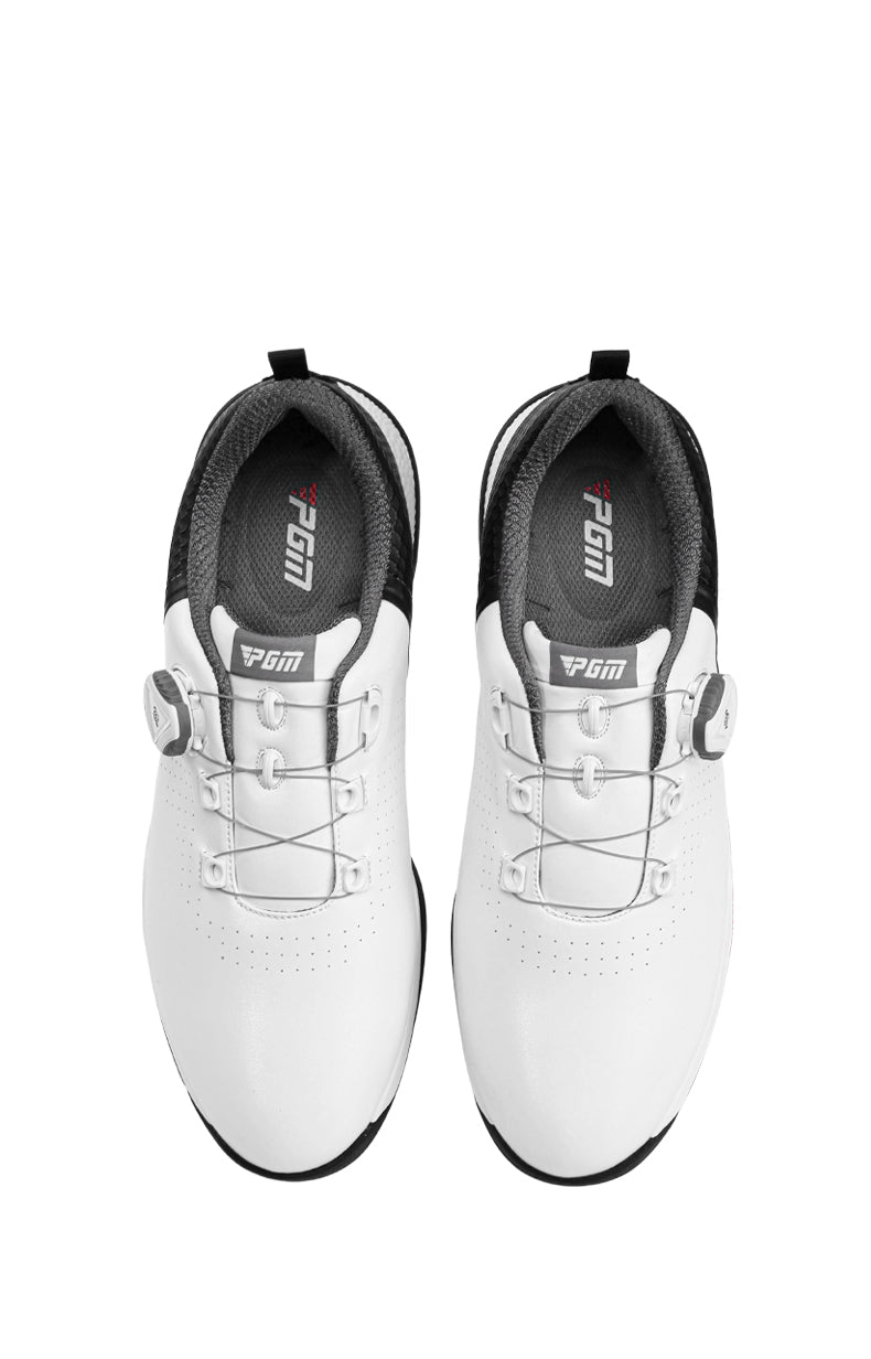 PGM XZ216 white leather golf shoe made in China waterproof golf shoes