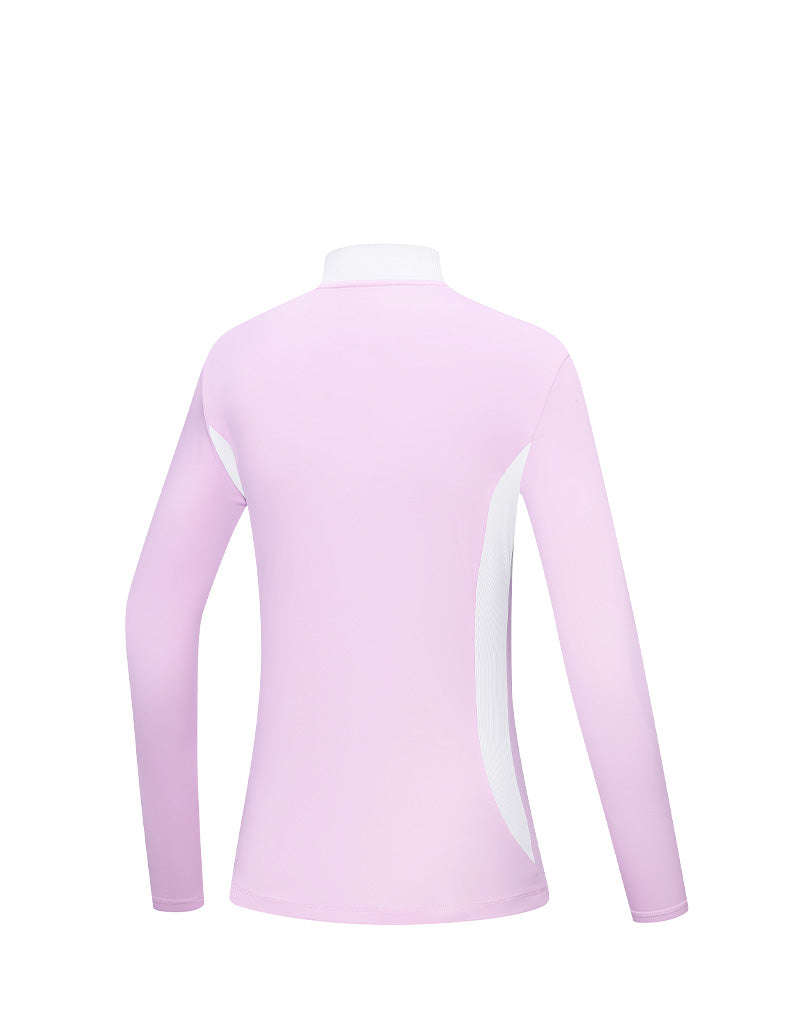 PGM YF545 ladies plain white golf t shirts poly spandex soft golf shirts