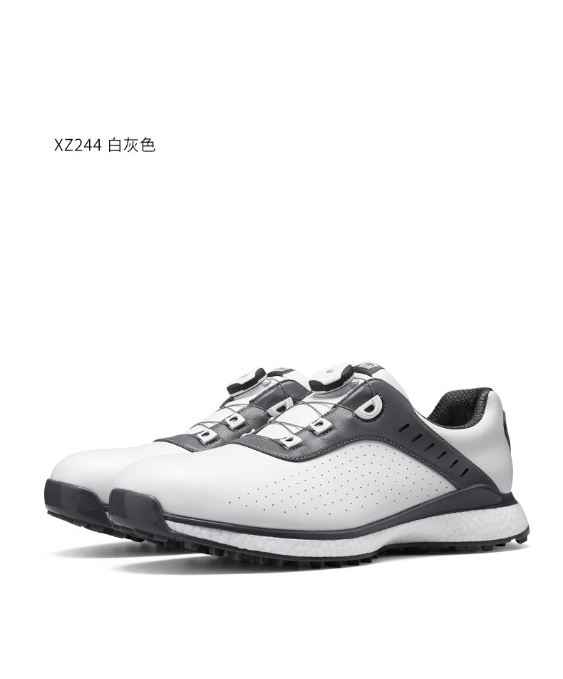 PGM XZ244 soft spike golf shoes men microfiber leather new waterproof golf shoes