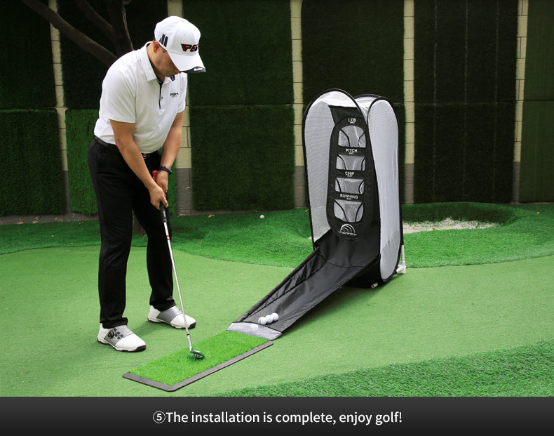 PGM LXW017 indoor home foldable portable golf chipping practice net