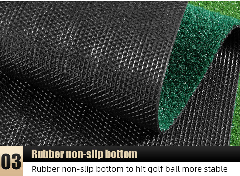 PGM TL024 garden putting practice mat indoor auto return wood golf green mat