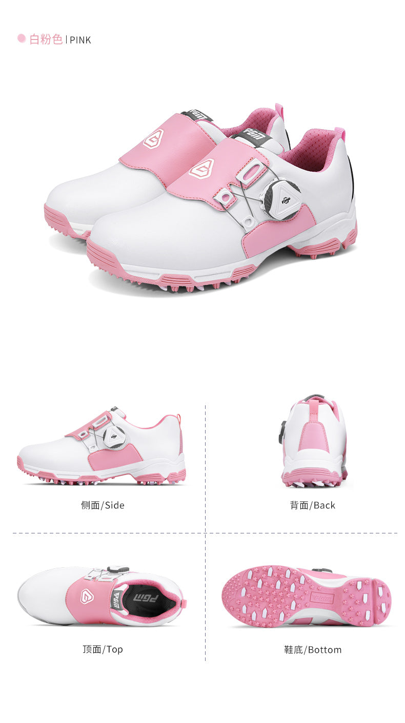 PGM XZ211 new style kids golf shoes non slip waterproof golf shoes