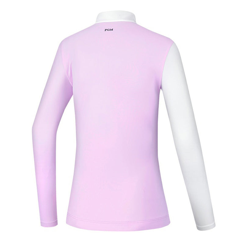 PGM YF532 custom logo golf tee shirt 2023 women slim fit golf shirt