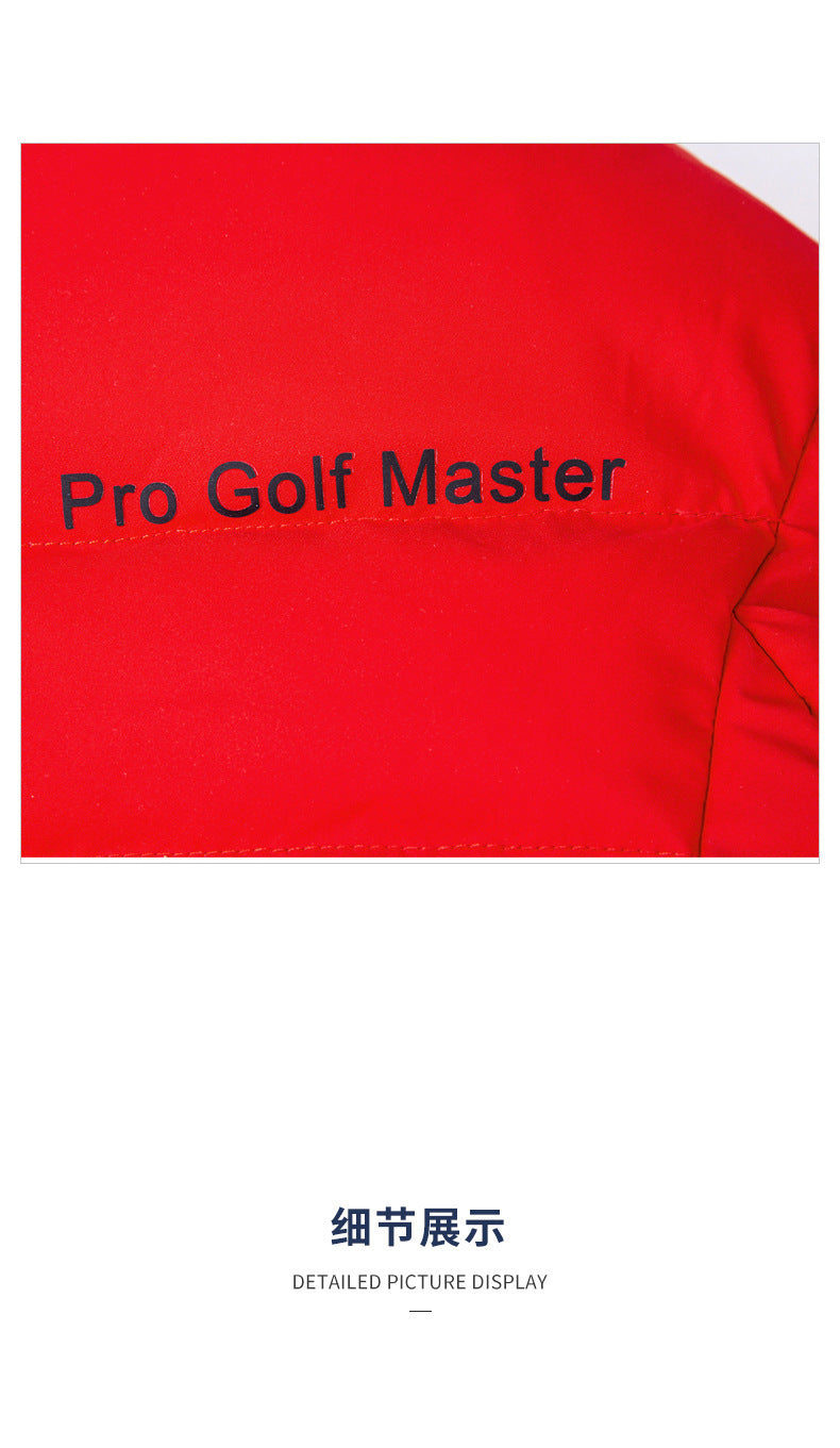 PGM YF520 ladies warm golf jackets wholesale duck down full zip women logo golf jacket