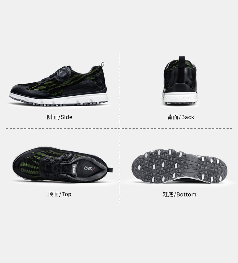 PGM XZ228 wholesale rubber men golf shoes lightweight mesh golf shoes