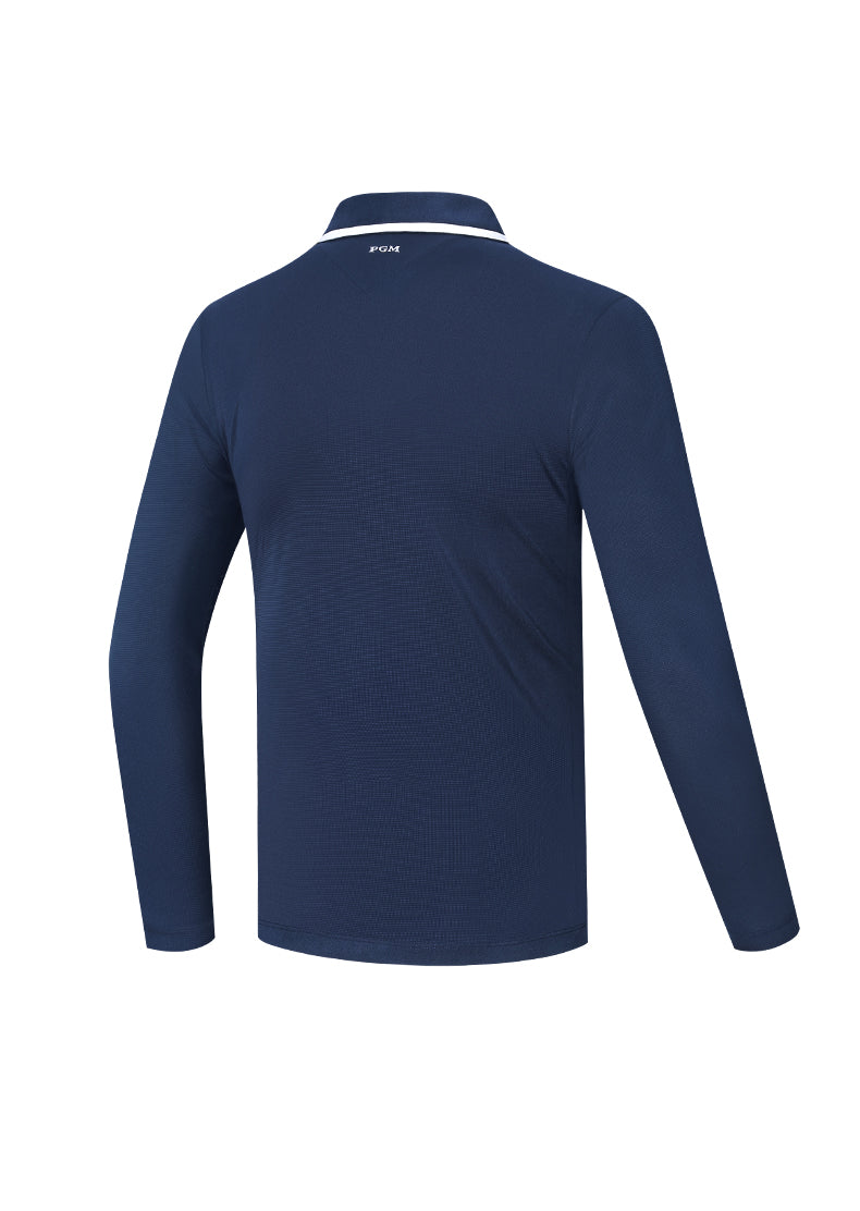 PGM YF526 long sleeve men plain golf polos t shirt custom polo shirt for men