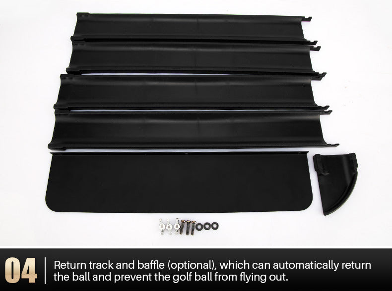 PGM TL019 indoor putting mat with ball-rollback practice golf putting mat