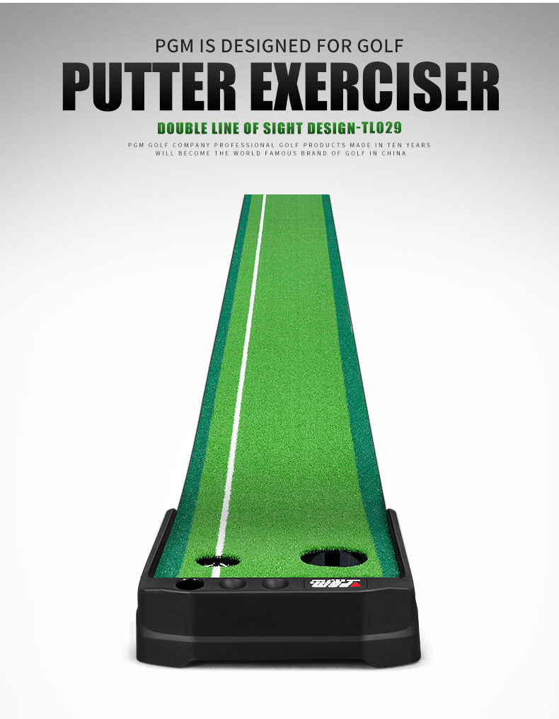 PGM TL029 deluxe electric return putting training mat golf putting mat
