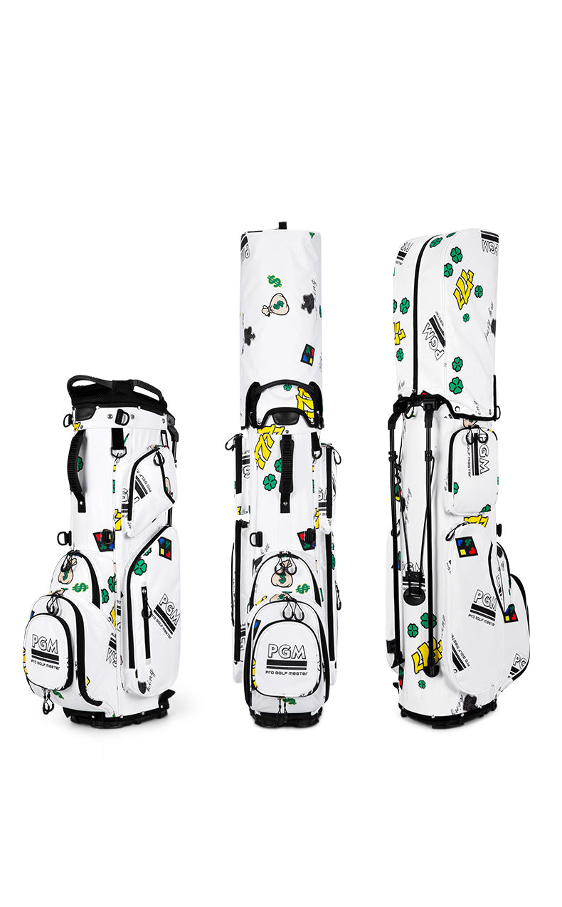 PGM QB111 personalised stand golf bag lightweight custom logo nylon golf bag