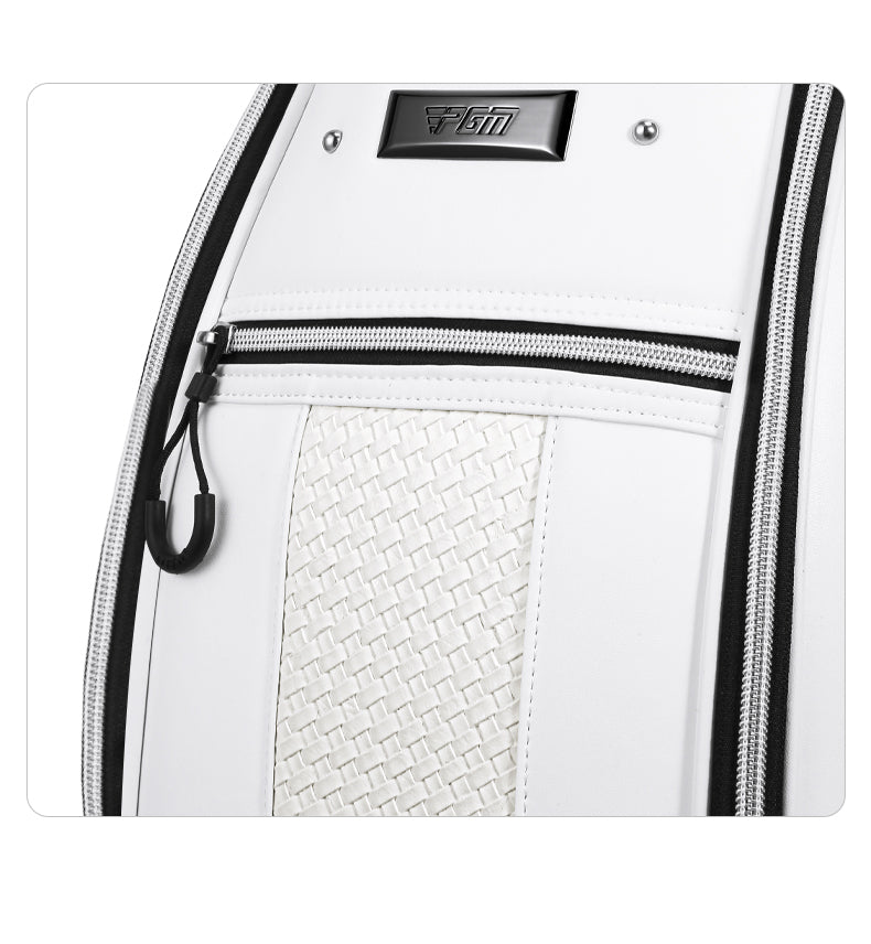 PGM QB136 custom logo golf bag travel microfiber leather golf bag with wheels