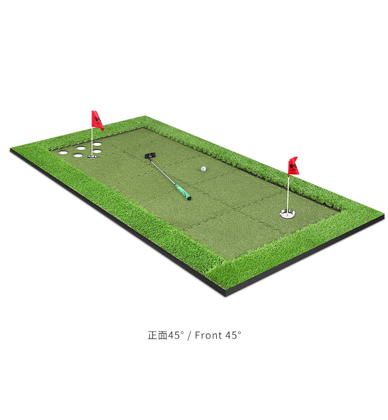 PGM GL019 mini golf outdoor carpet putting green kits portable nylon putting green