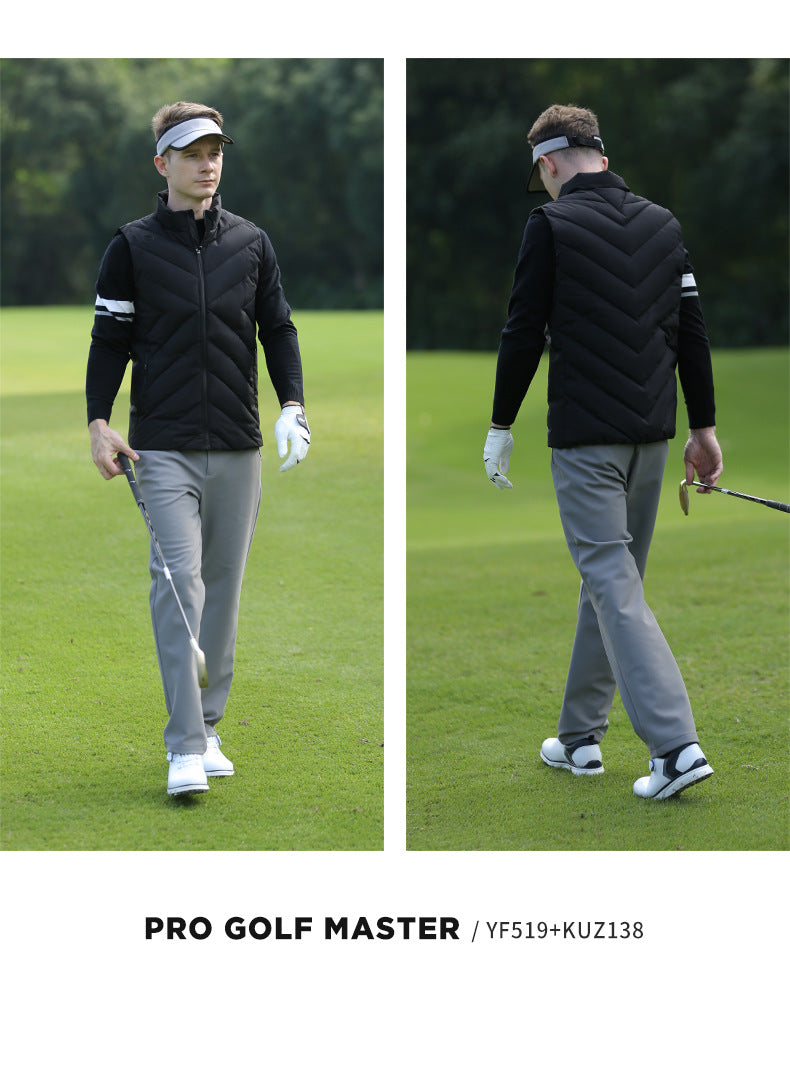 PGM YF519 outdoor golf windbreaker vest winter outerwear mens golf vest